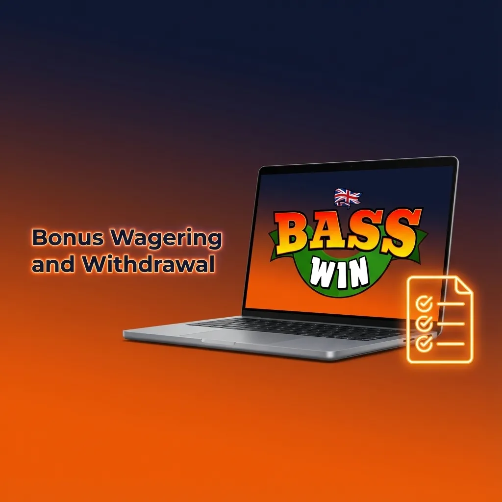 Infographic illustrating Basswin bonus wagering rules and withdrawal limits for casino and sports bets