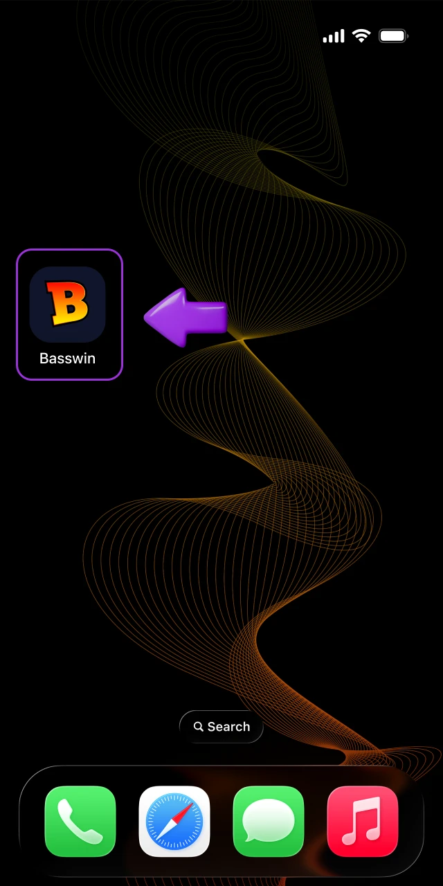 Complete Basswin iOS app setup process.
