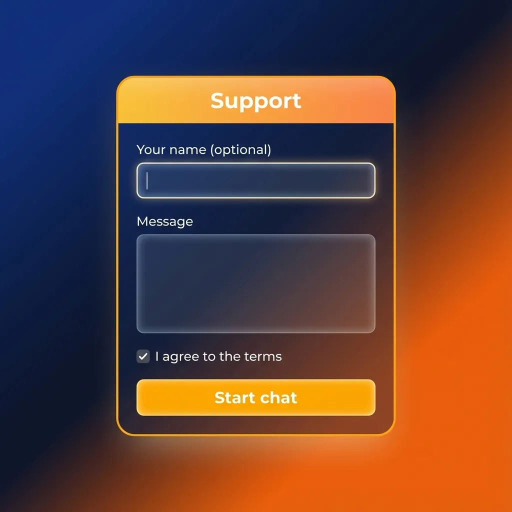 UK customer support options: live chat 24/7, email, and FAQ help centre shown on a website interface