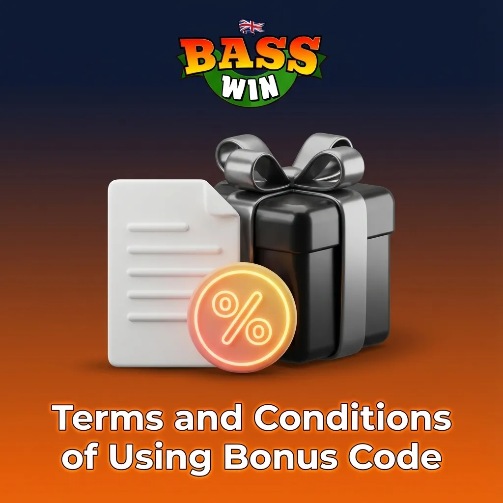 Infographic summarizing Basswin bonus code rules: eligibility, deposit minimums, one offer, wagering, expiry, and game limits.