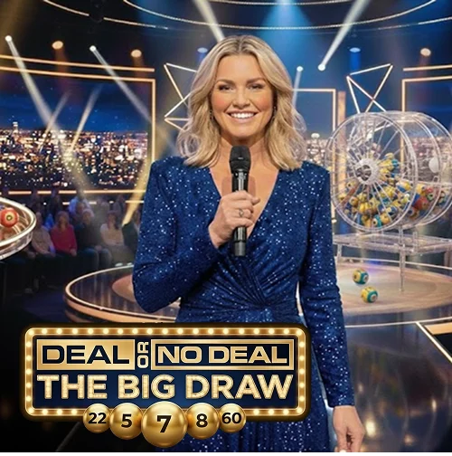 Deal or No Deal Live online game show with briefcases at Basswin Casino.
