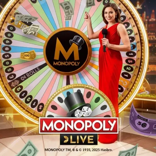 Play Monopoly Live online with real dealer at Basswin Casino.
