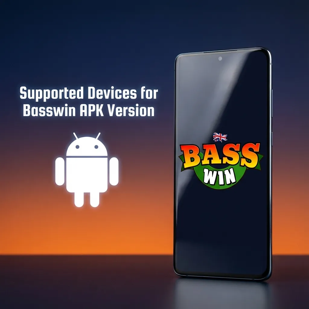 Table of supported UK Android phones and tablets for Basswin APK, showing Samsung, Google Pixel, OnePlus and other brands.