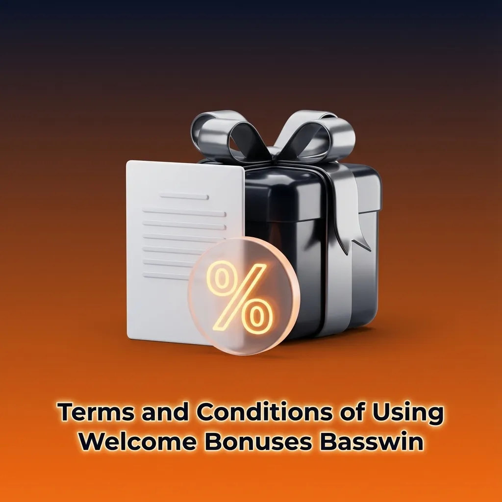 Infographic summarizing Basswin welcome bonus rules, wagering requirements, bet limits, eligible games, and key conditions.