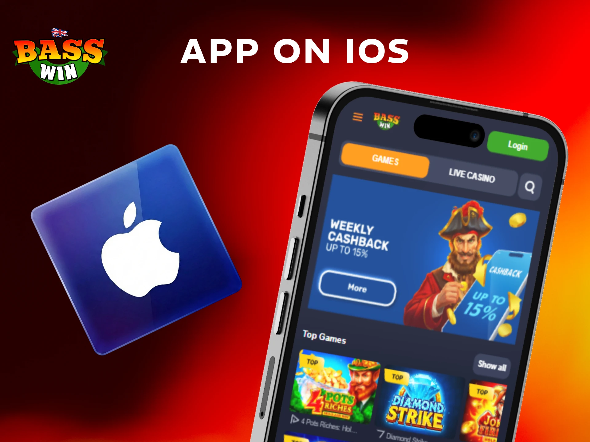 Install the Basswin App on your iPhone or iPad today.